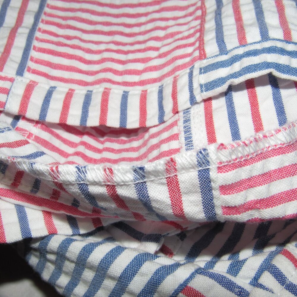 Talbots “Perfect Short” Patchwork Stripe Cotton S… - image 8